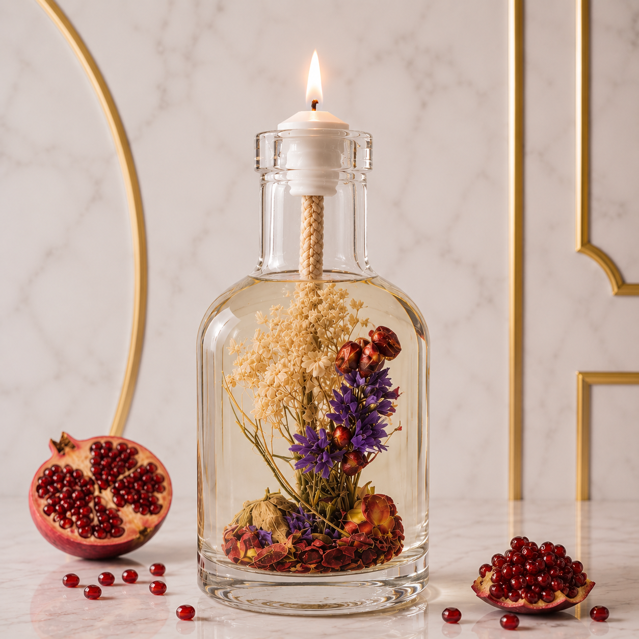 Persephone Oil Candle – Queen of the Underworld Ritual Candle