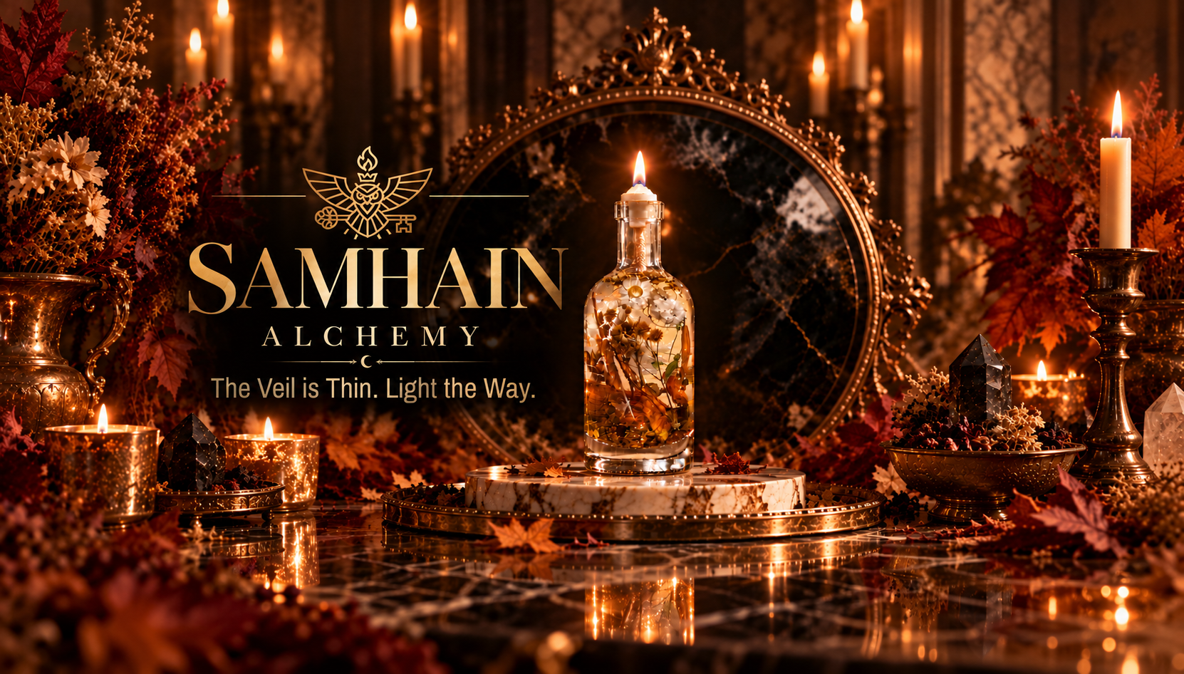 Samhain Alchemy — The Veil is Thin. Light the Way.