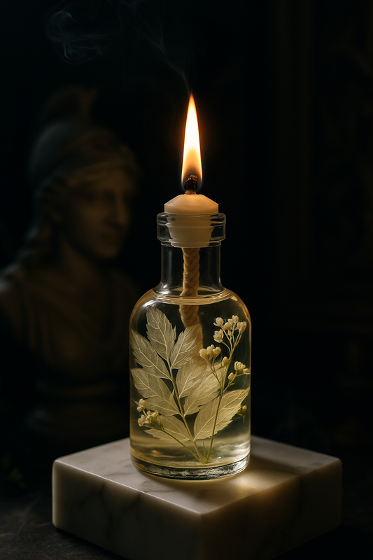 ATHENA CANDLE — SHARPEN THE MIND, ARM THE HEART