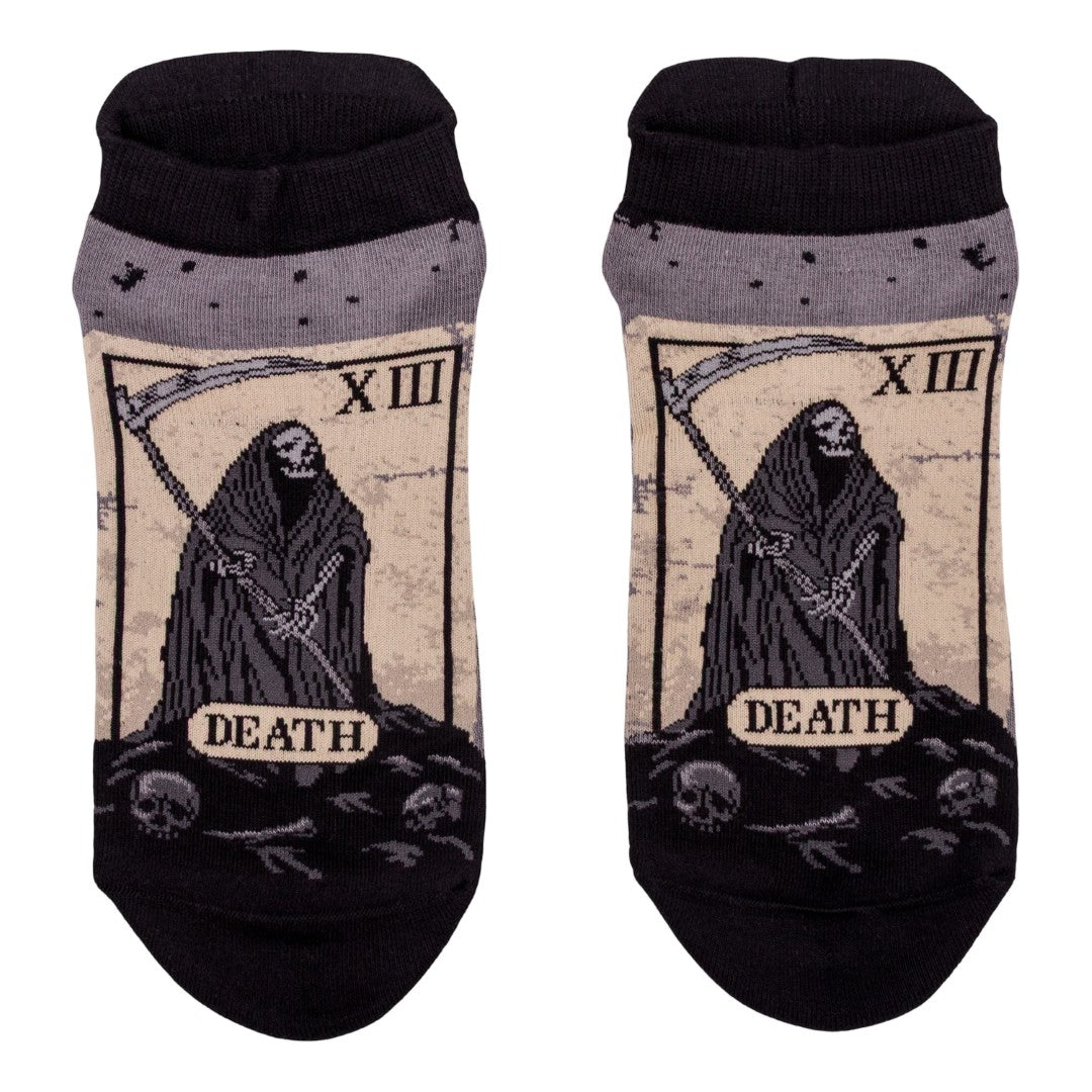 Death Tarot Card Ankle Socks-1