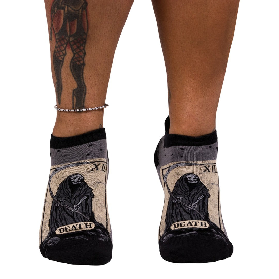 Death Tarot Card Ankle Socks-2