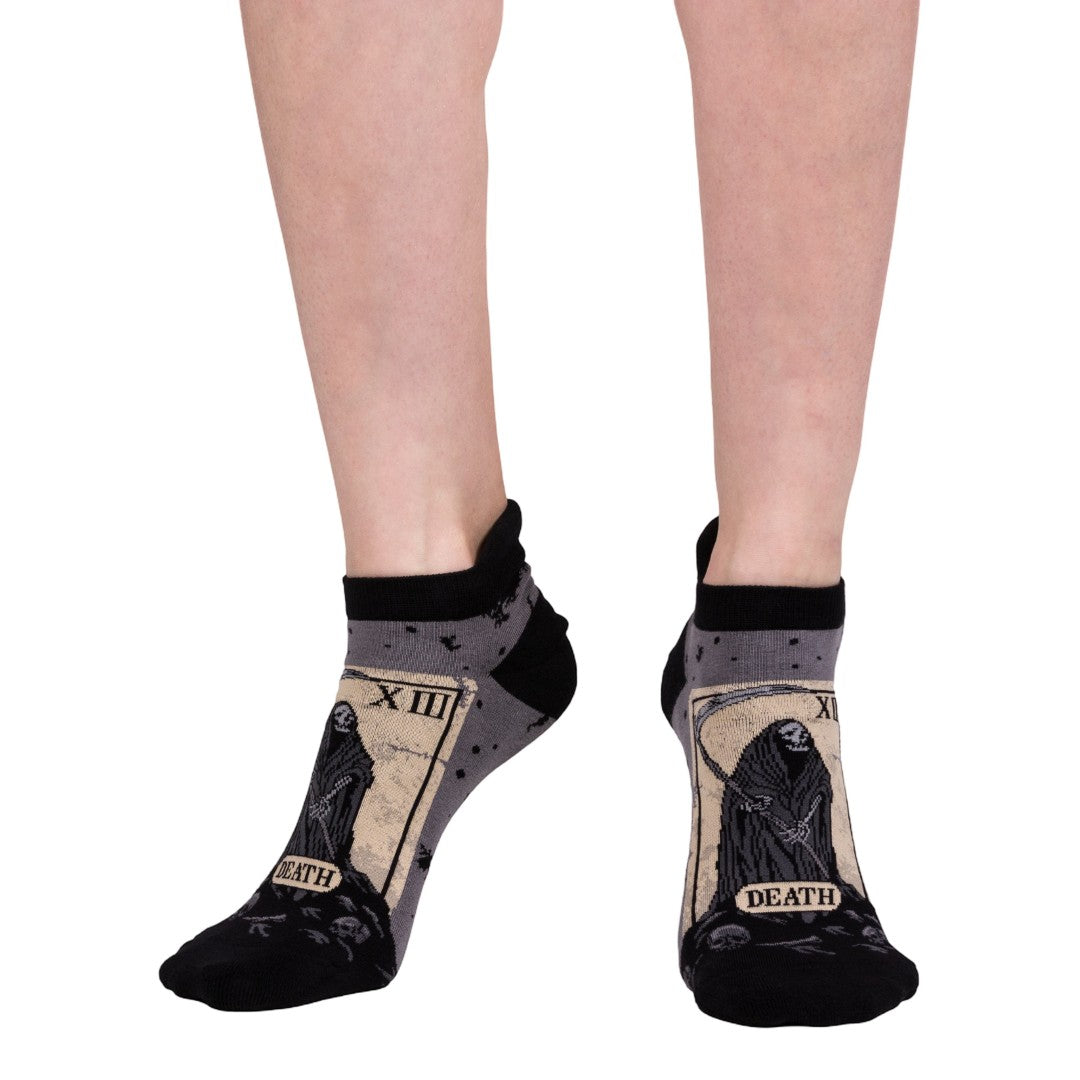 Death Tarot Card Ankle Socks-3