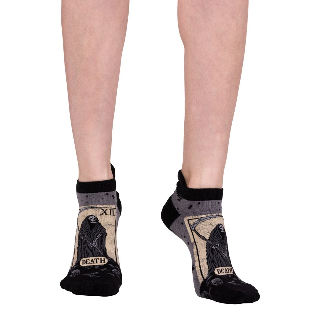 Death Tarot Card Ankle Socks-4