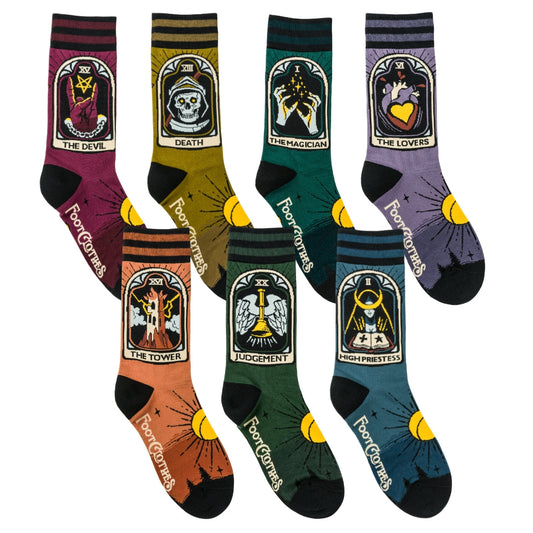 Tarot Nouveau Crew Sock Pack | 7 Designs-0
