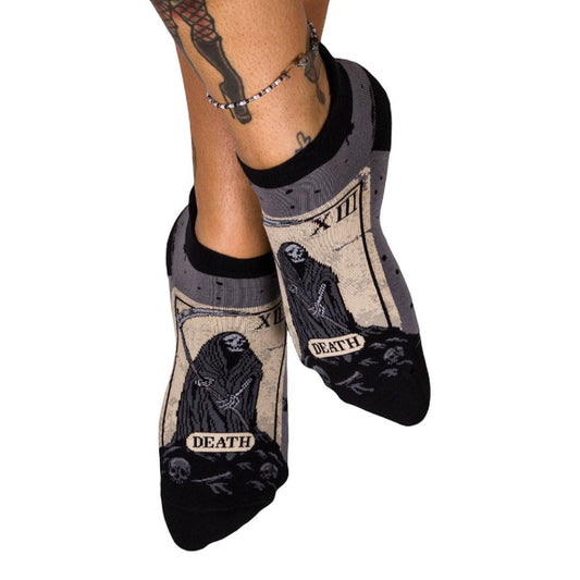 Death Tarot Card Ankle Socks-0