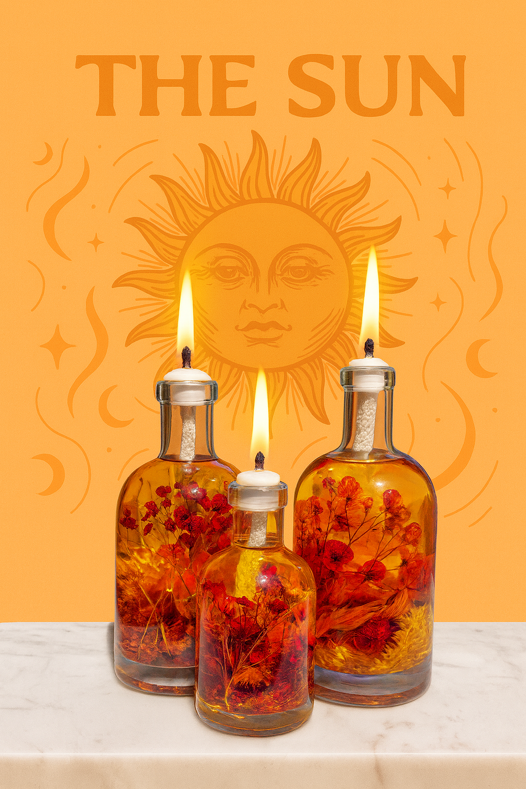 The Sun - Oil Candle