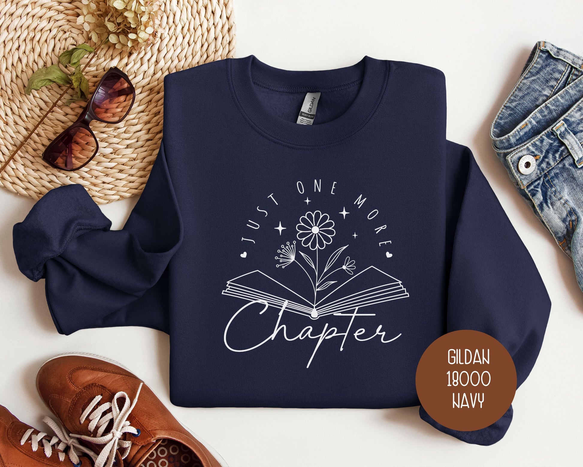 Just One More Chapter Sweatshirt-1
