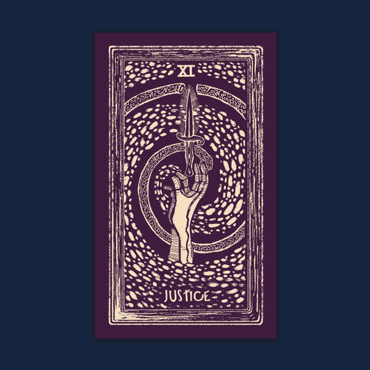 Justice - Light Visions Tarot Print